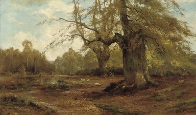 Burnham Beeches, Herbst von Alfred de Breanski